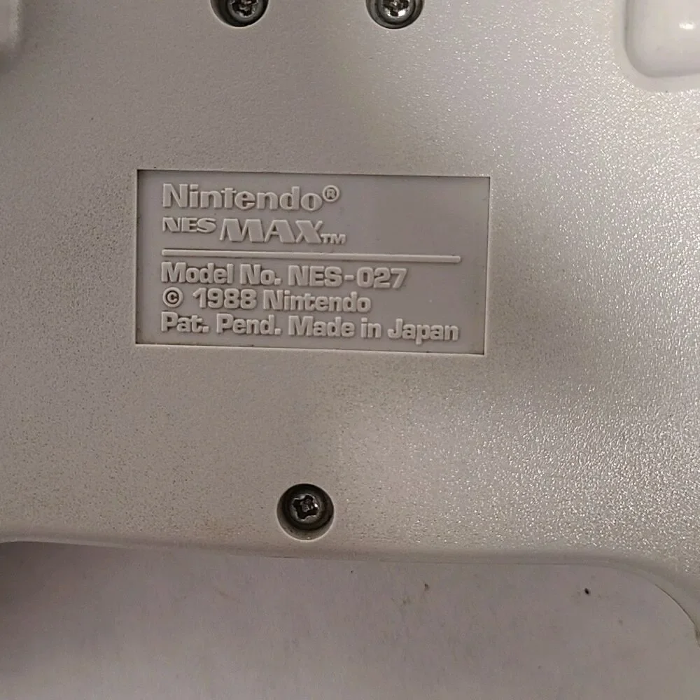 Nintendo NES Max Controller Official OEM (NES-027) 1988